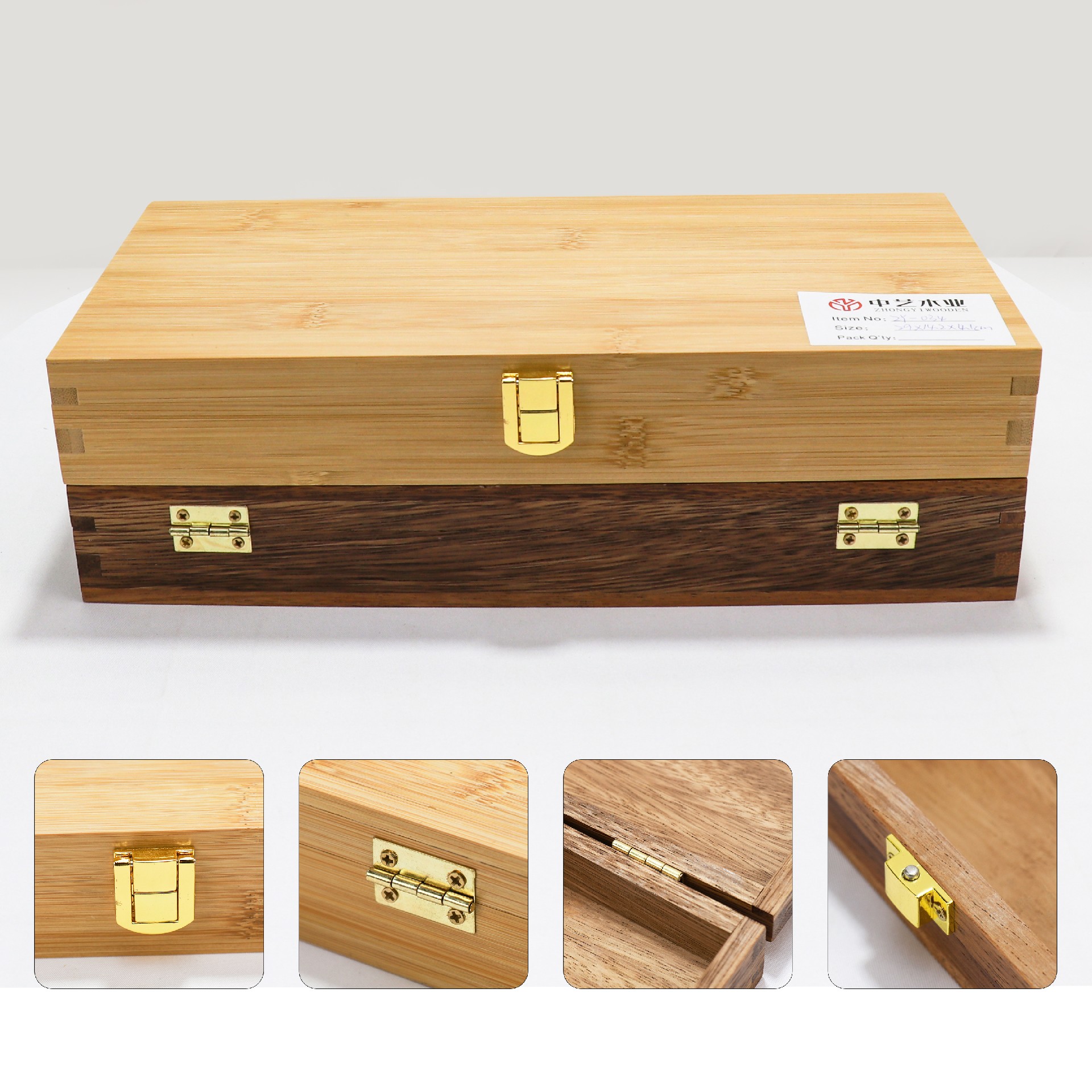 Wholesale Custom Wooden Storage Box Handmade Keepsakes Wooden Decorative Box