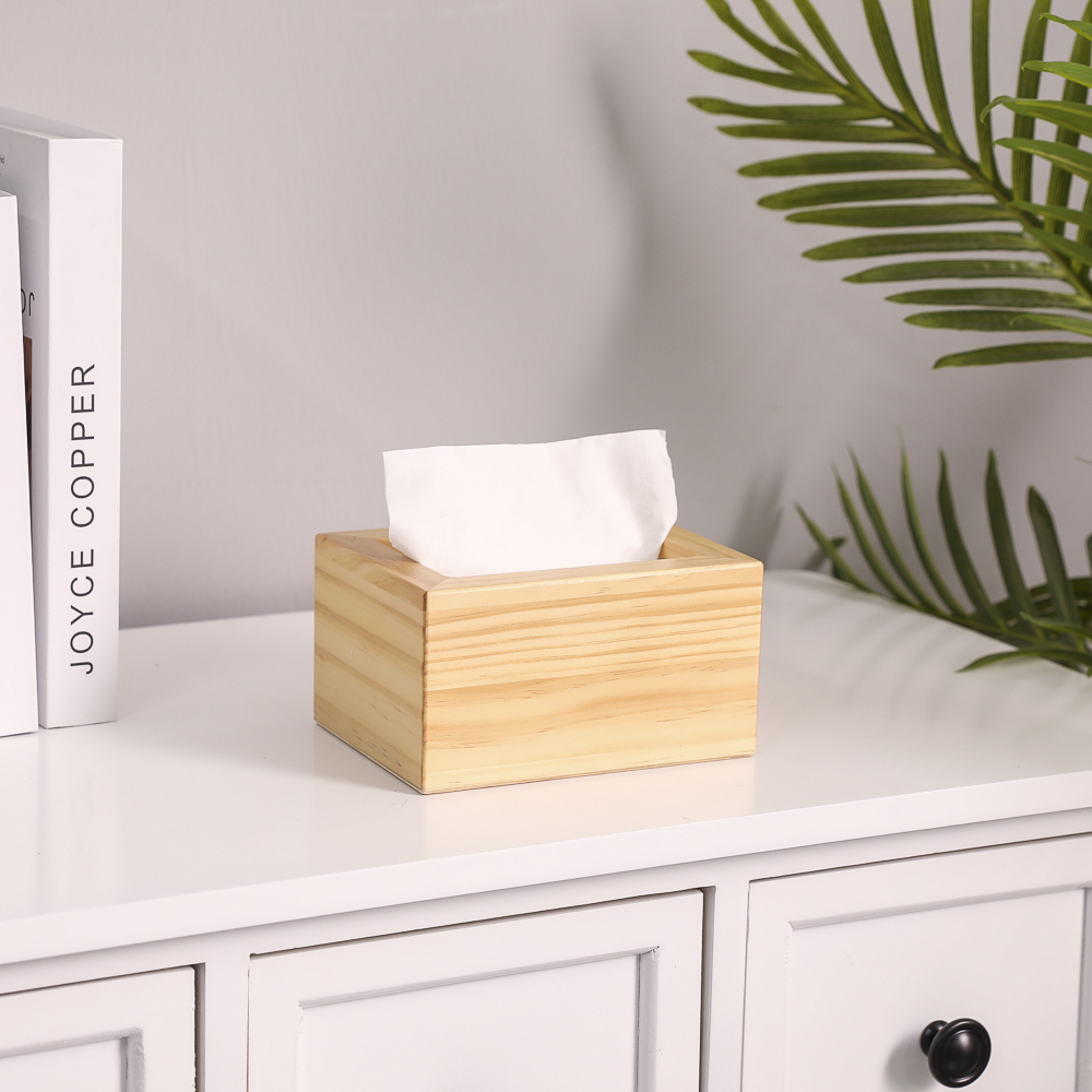 Wooden Bamboo Home Decoration Tissue Box