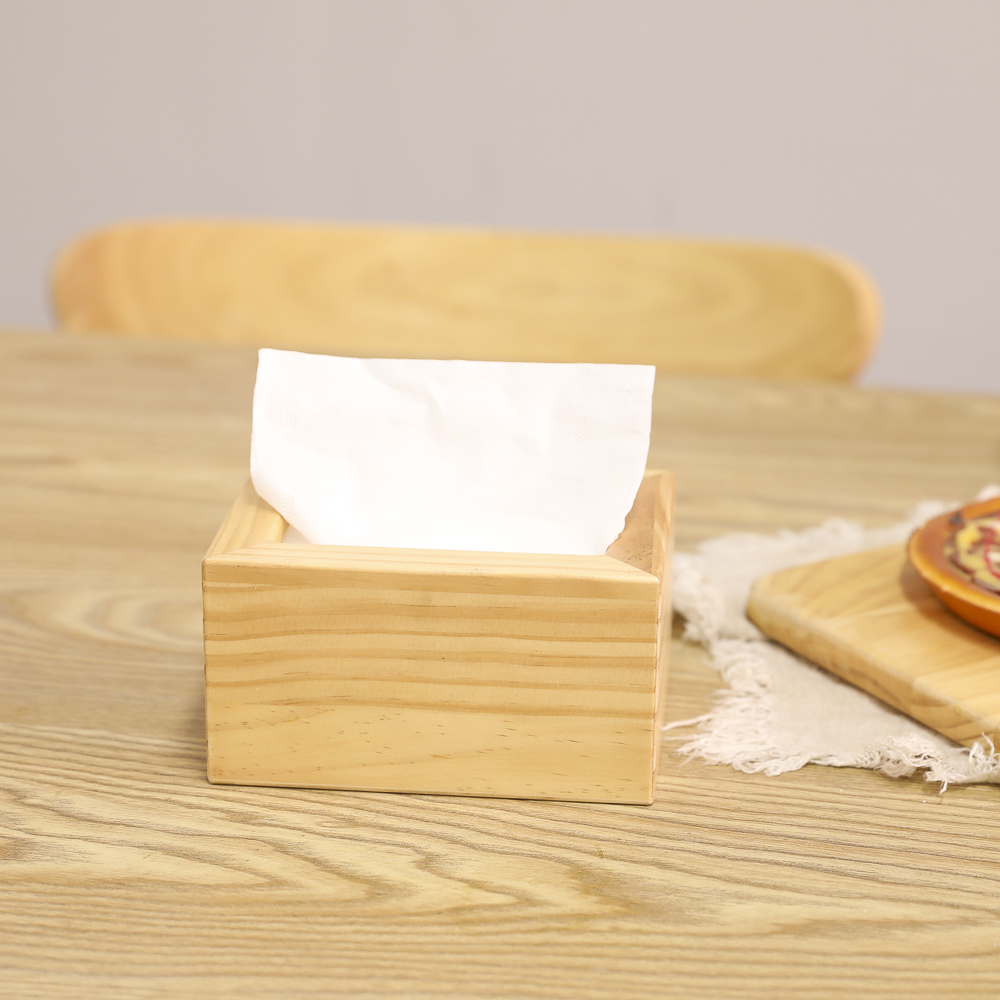 Wooden Bamboo Home Decoration Tissue Box