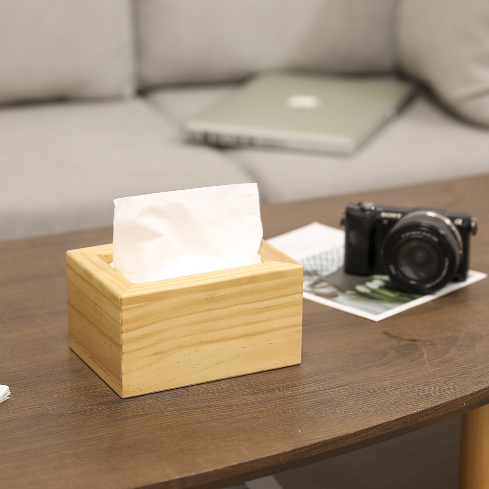 Wooden Bamboo Home Decoration Tissue Box