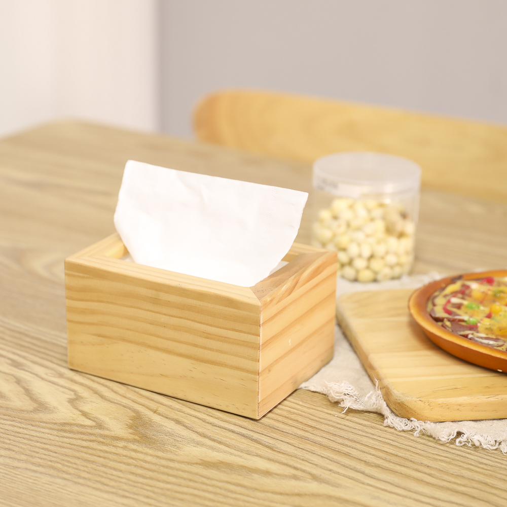 Wooden Bamboo Home Decoration Tissue Box