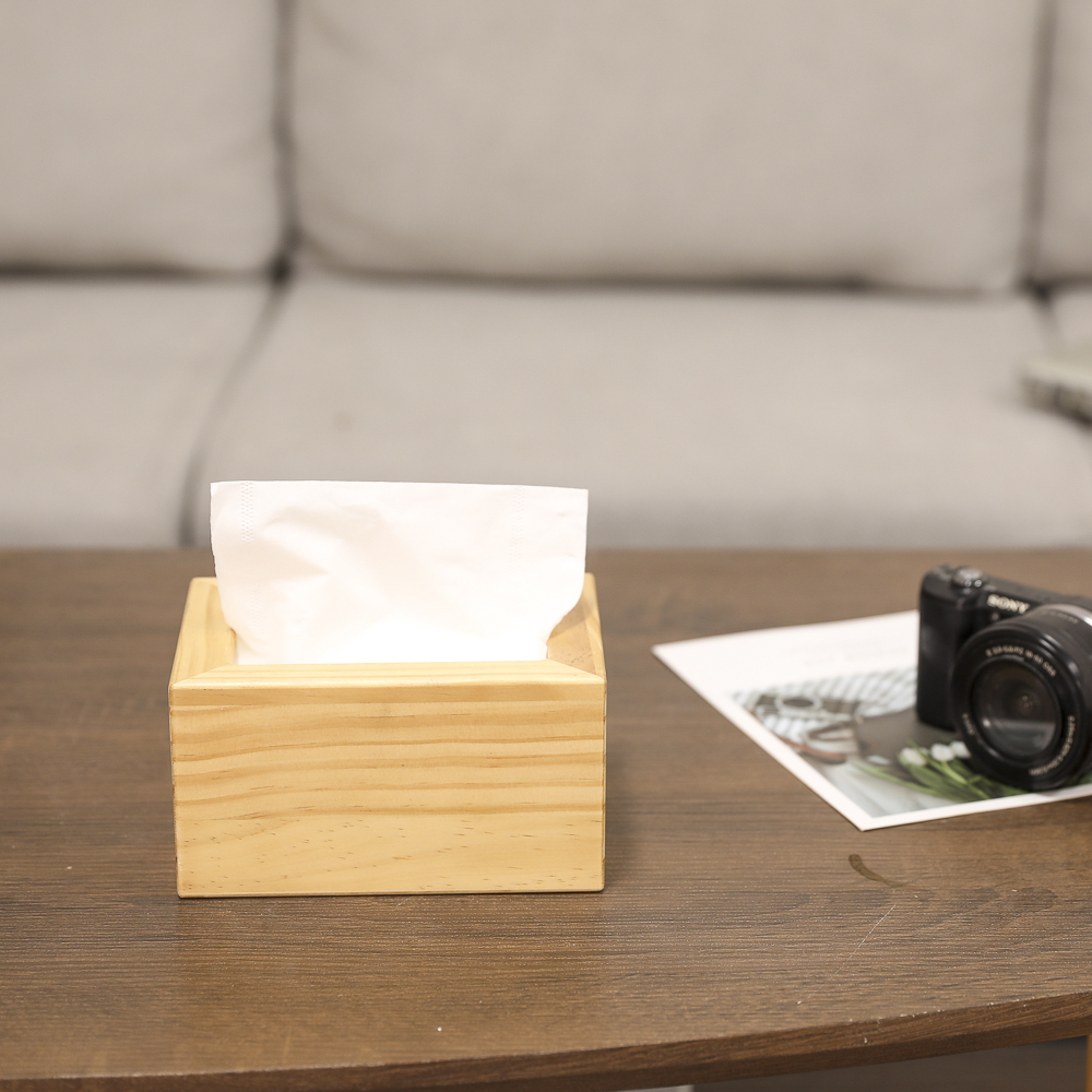 Wooden Bamboo Home Decoration Tissue Box