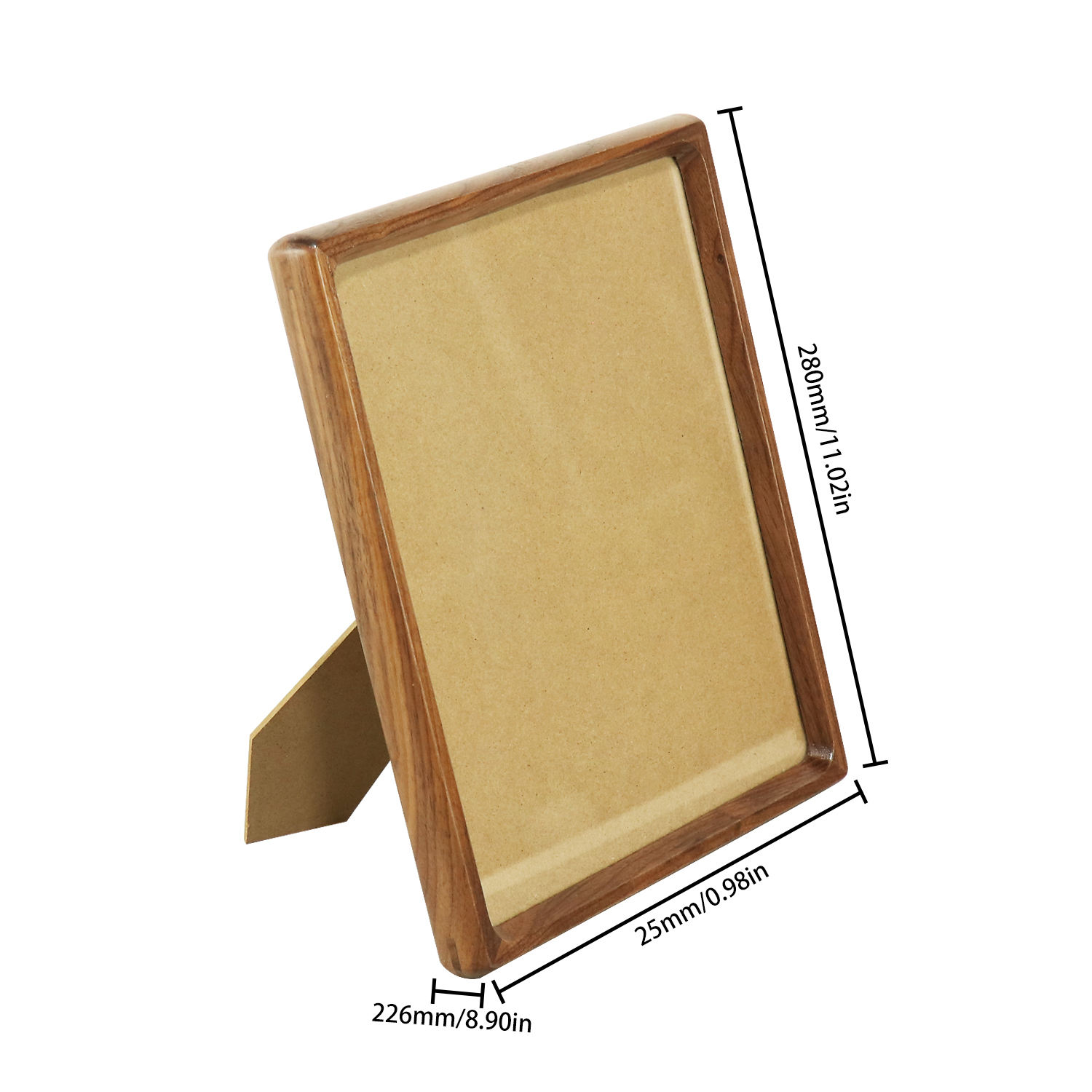 Factory wholesale simple wooden picture frame A3 A4 A5 Suitable for baby photo family photo wall-mounted wooden picture frame