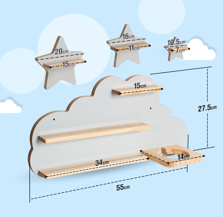 FSC&BSCI wooden Tonie Shelf for Toniebox Hearing Figures, Magnetic Storage for 20-25 Tonie, Perfect Tonie Storage shelf