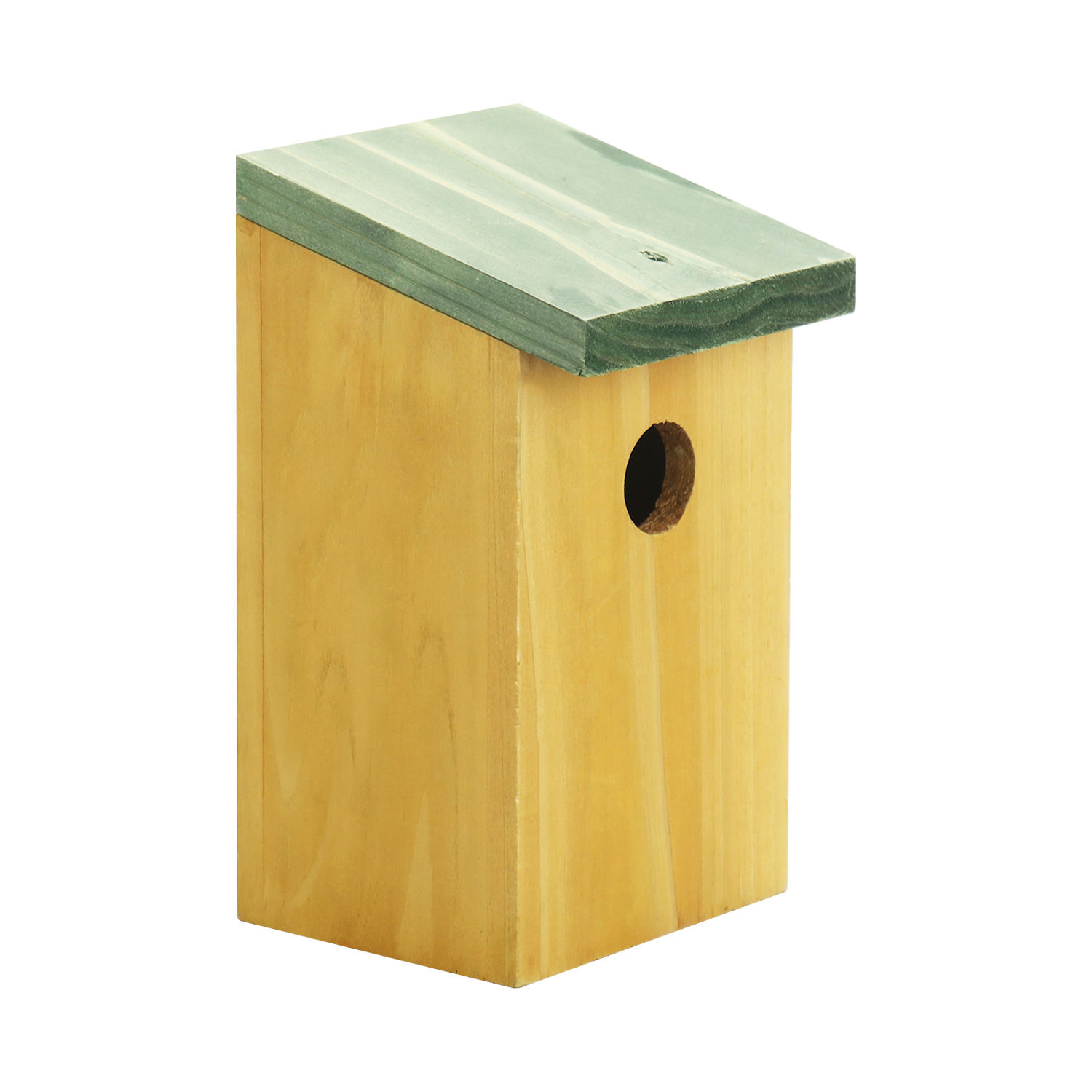 Wooden bird house Outdoor bird house House shape bird cage Garden decorated