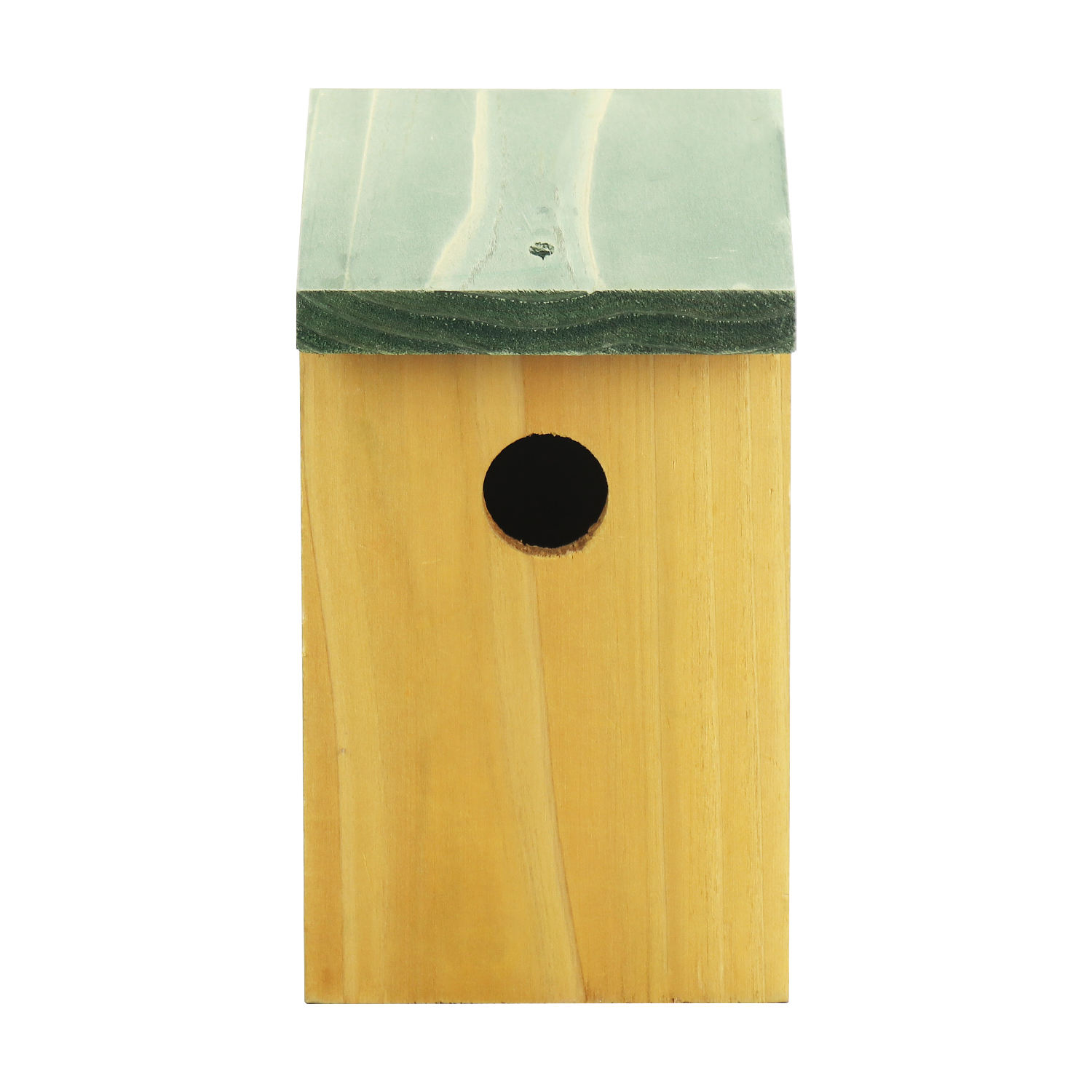 Wooden bird house Outdoor bird house House shape bird cage Garden decorated