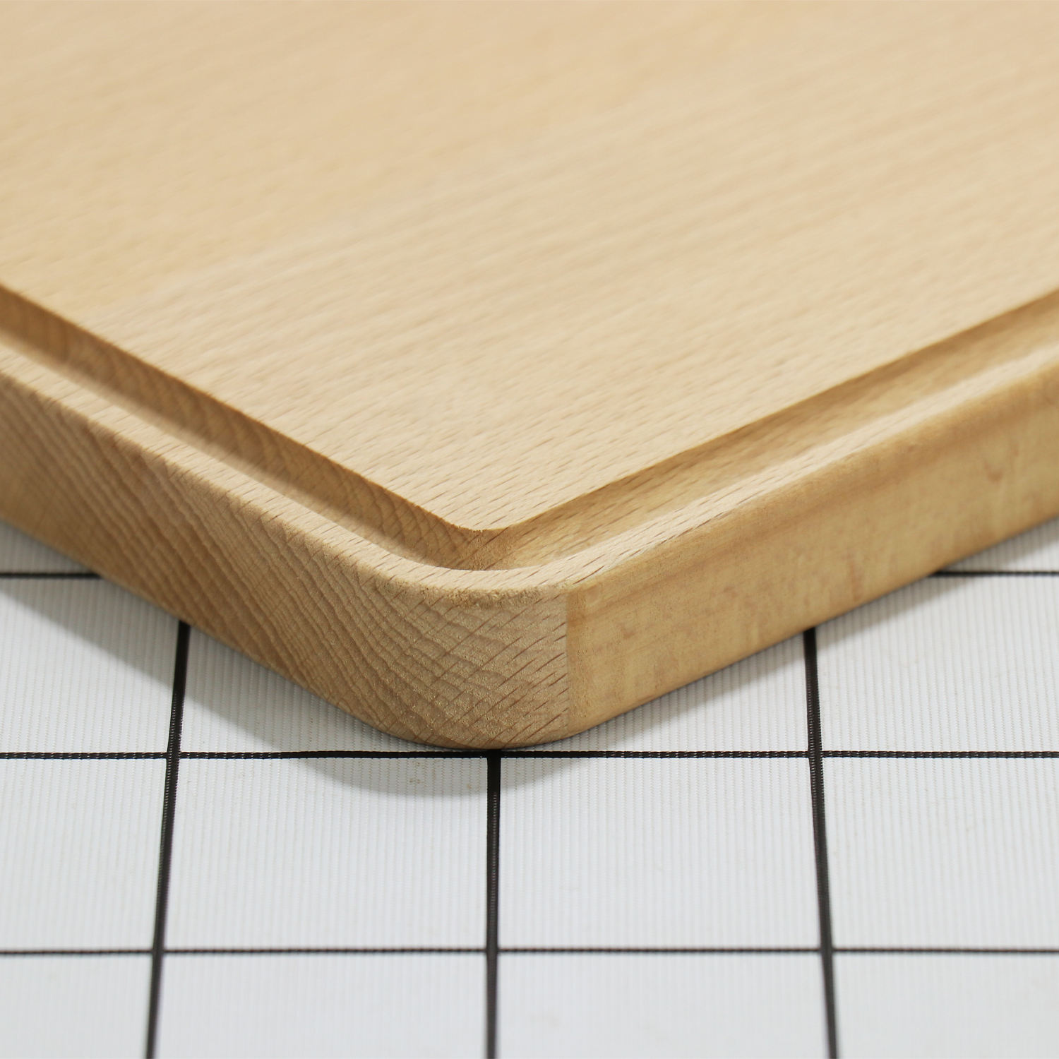 high quality natural handmade wall hanging rubber cutting board with handle