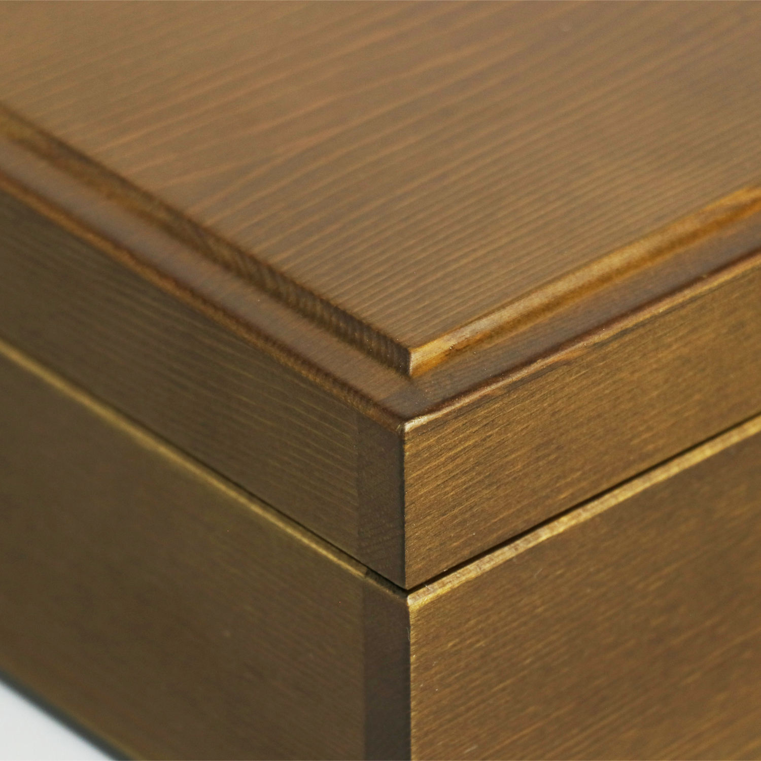 Desktop Container Wood Storage Boxes gold hinged lid lock Wholesale wooden Tea coffee bag parts organization box