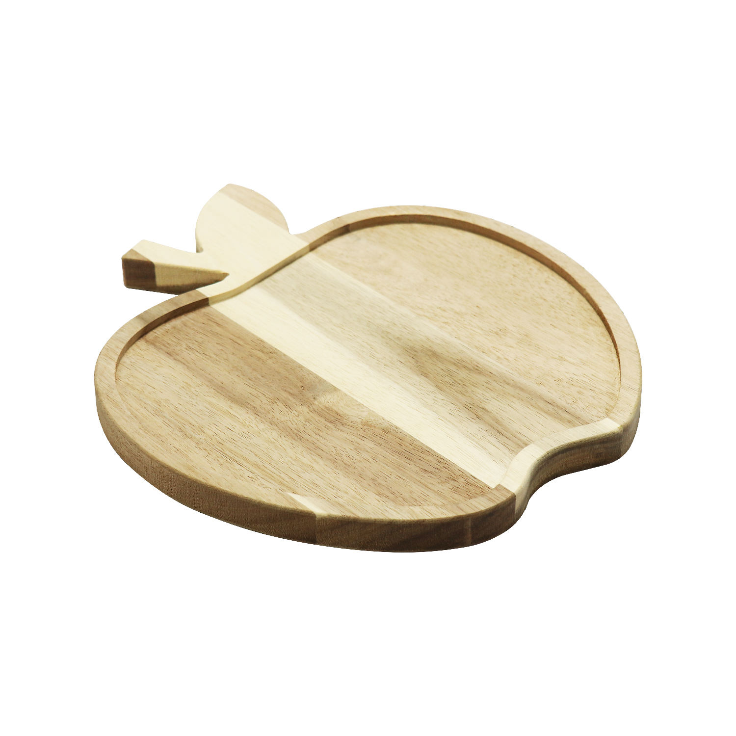 Customized Handmade Solid Acacia Wood Appetizer Plate Holder Nut Bowl Serving Plate Wooden Snack Tray