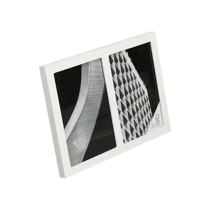 Eco-Friendly Wooden Photo Frame 8x10 Inch With Premium Glass Versatile Hanging Options for Desk Wall Bedroom Living Room